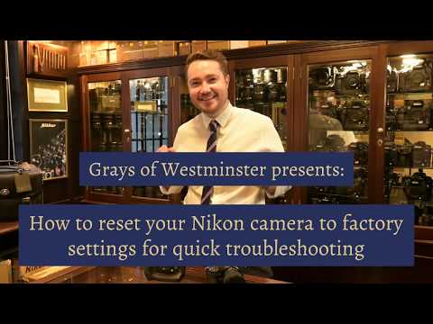 How to reset your Nikon camera to factory settings for quick troubleshooting
