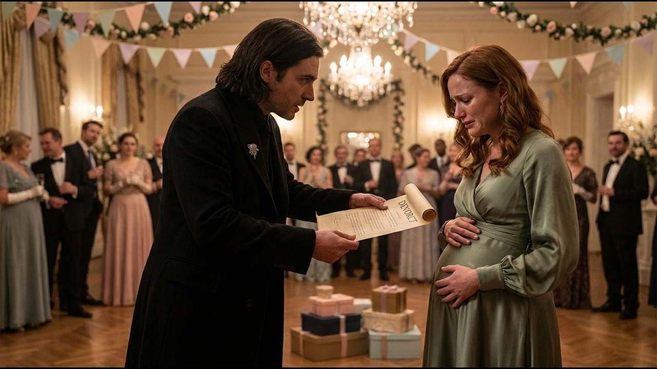 El rey alfa me dio el divorcio en mi baby shower — no sabía que yo no lo traicionaba.