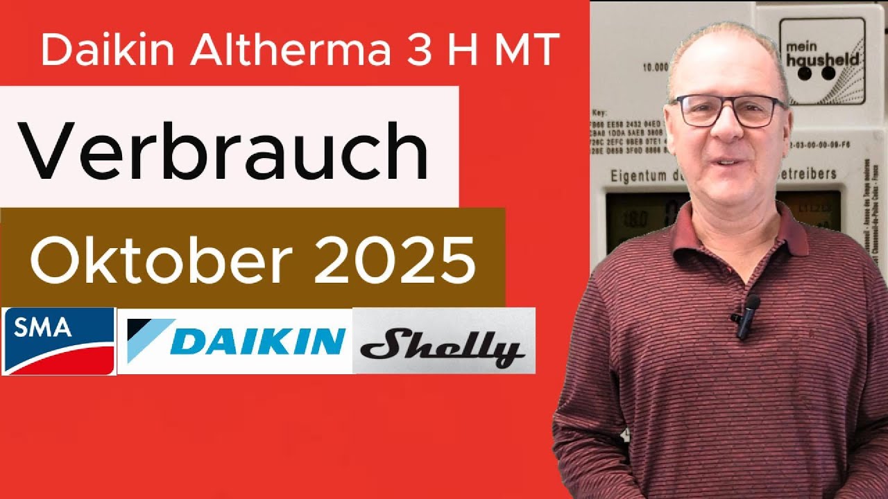 Wärmepumpe Verbrauch und Kosten Oktober 2025