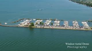 BELLE RIVER LAKESHORE MARINA by Windsor Aerial Drone Photography