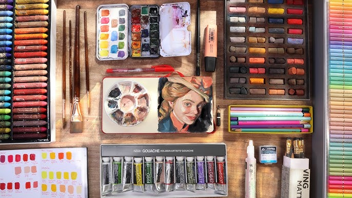 ART SUPPLIES, Tips + Demos