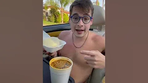 Trying Egusi and Fufu #Shorts #foodblogger #foodie