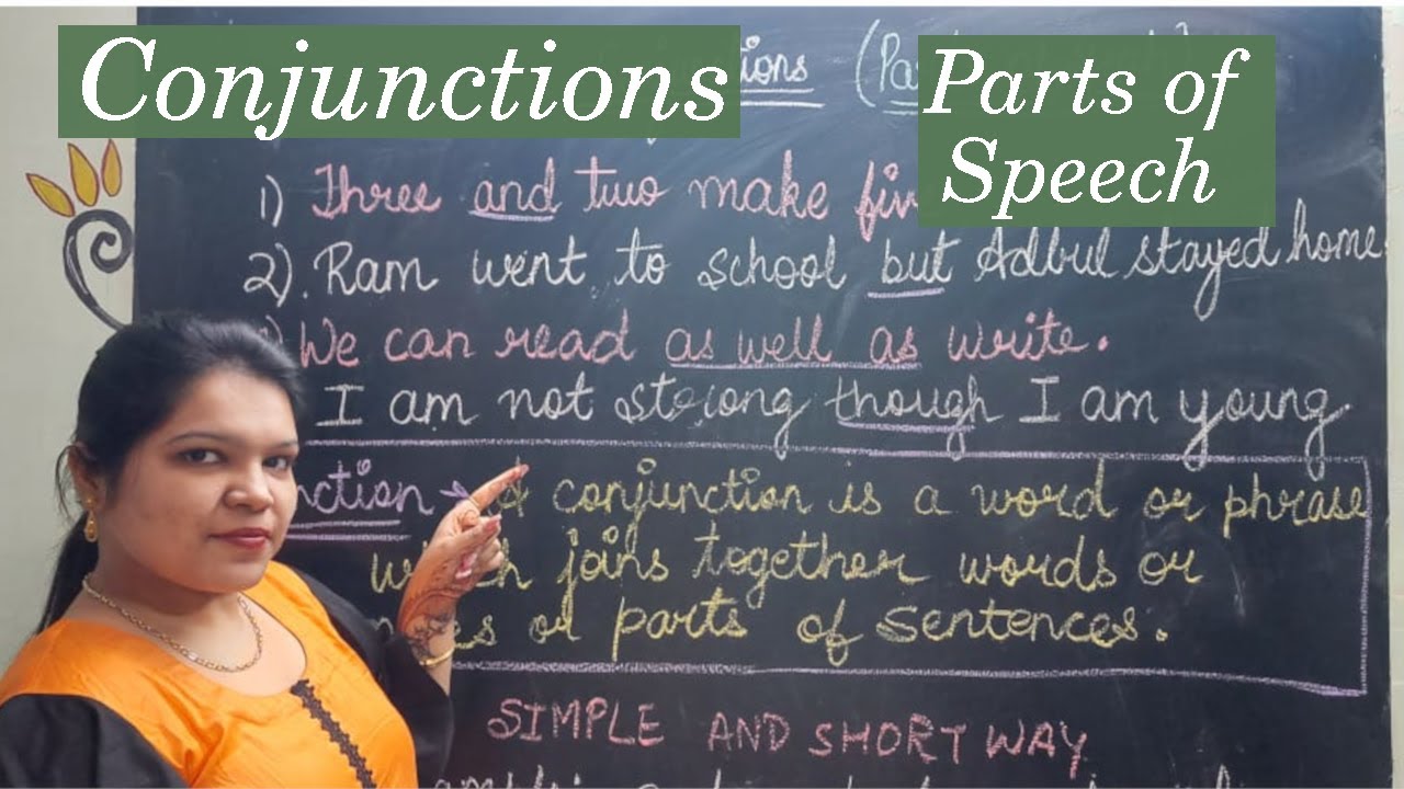 Conjunctions | parts of speech | Conjunction in English Grammar | Concept/Definition/