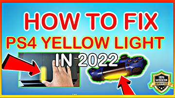 HOW TO FIX PS4 YELLOW LIGHT!