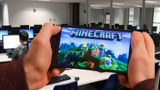 Playing Minecraft In College During a Computer Lab🤫!