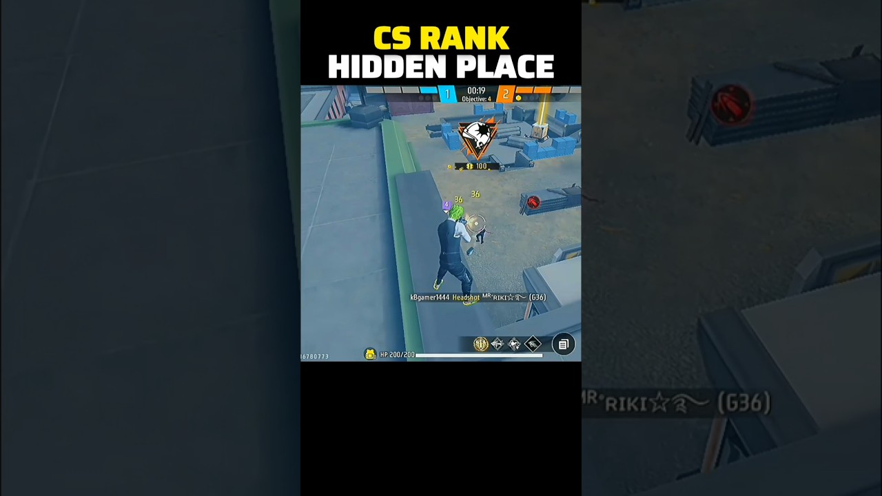 CS RANK HIDDEN PLACES 🤫✅ | TOP 10 HIDDEN PLACES FOR CS RANK | BEST HIDDEN PLACES FOR CS RANK