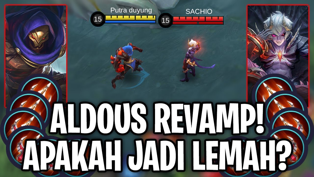 ALDOUS REVAMP VS DYRROTH || FULL LIFESTEAL ENDLESS BATTLE || MOBILE LEGENDS