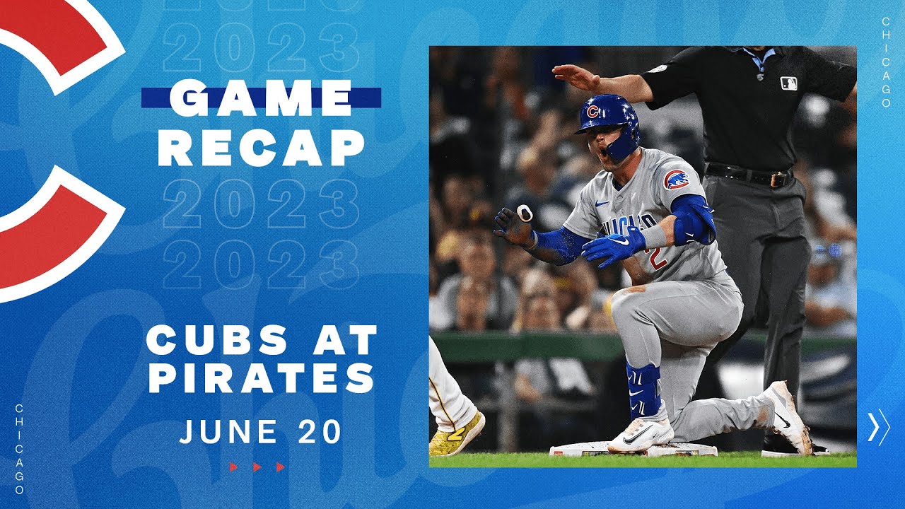 Game Highlights: Stroman Tosses 7th Straight Quality Start, Cubs Shut Out Pirates | 6/20/23