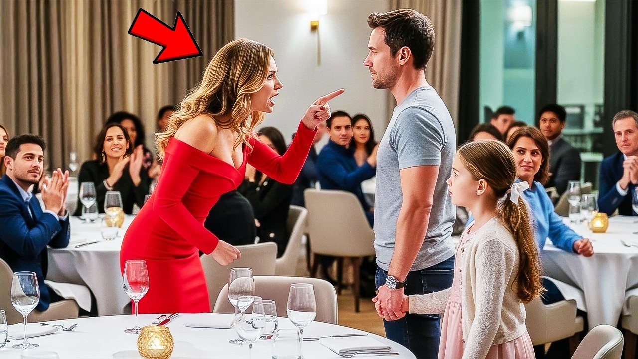 Ein alleinerziehender Vater sagte ruhig: „Sie ist bei mir!“ Die Erbin stand völlig erstarrt da.