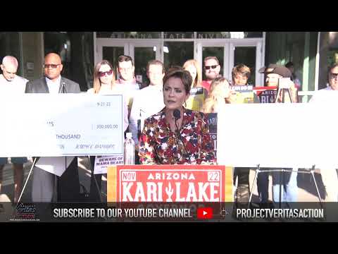 Kari Lake Asked About Katie Hobbs' Campaign and Veritas Revealing What They Don't Want You to Know