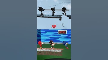 Sonic, Shadow, Knuckles And Teamwork 200 IQ CHALLENGE in Squid Game Jump Rope #sonic #shadow #funny