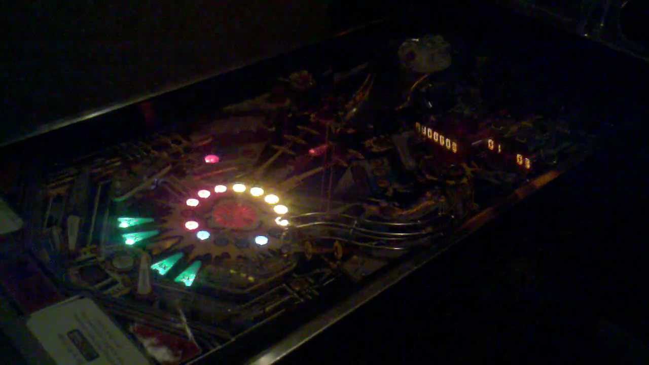 1987 Data East Laser War Pinball - High score