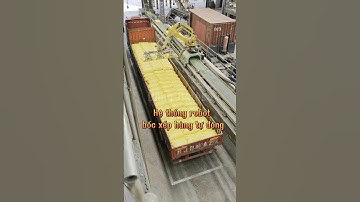 Hệ thống robot bốc xếp hàng lên xe tải và conainer#robotbocxep #robotgap #robot #robotboc #robotxep