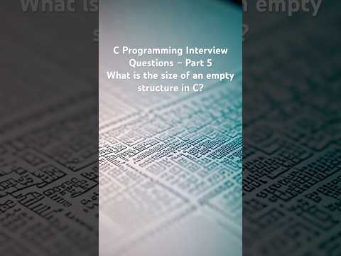 C Programming Interview