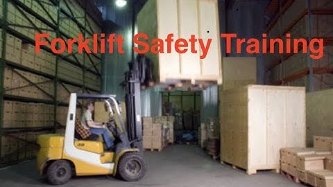 Forklift Safety Video - OSHA Training for Forklift Operators
