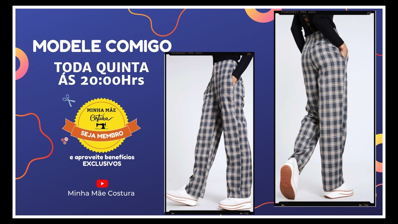 COMO MODELAR CALÇA RETA SEM CÓS - PASSO A PASSO DA MODELAGEM USANDO SUA MEDIDA