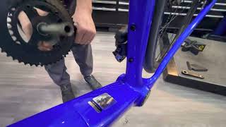 Installing a shimano crank (fc-r8100)