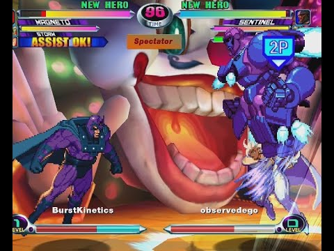 MvC2: Dereklearnslow (Thrax) vs Khaos (MSP) pt 1 .:2.8.24:. [Romneto Commentary]