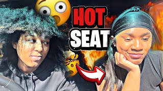 My girlfriend put me the hot seat 🔥😂 *SPICY*