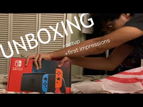 Nintendo Switch Unboxing and Setup (+some first impressions)