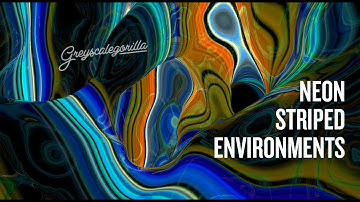 Cinema 4D Tutorial - Neon Striped Environments