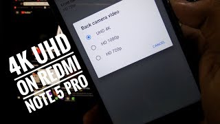 UHD 4K Video Recording & Pro Camera Mode In Redmi Note 5/Pro 😎 screenshot 4