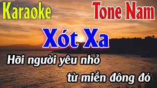 Xót Xa Karaoke Tone Nam ( Dm ) Beat Mới | Karaoke Lâm Organ