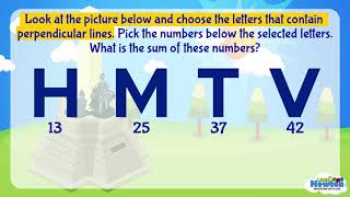 Little Newton: Grade 3 Perpendicular and Parallel Lines Skill 1