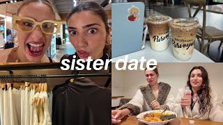 a day with my built in best friend: coffee date, shopping, trying new foods