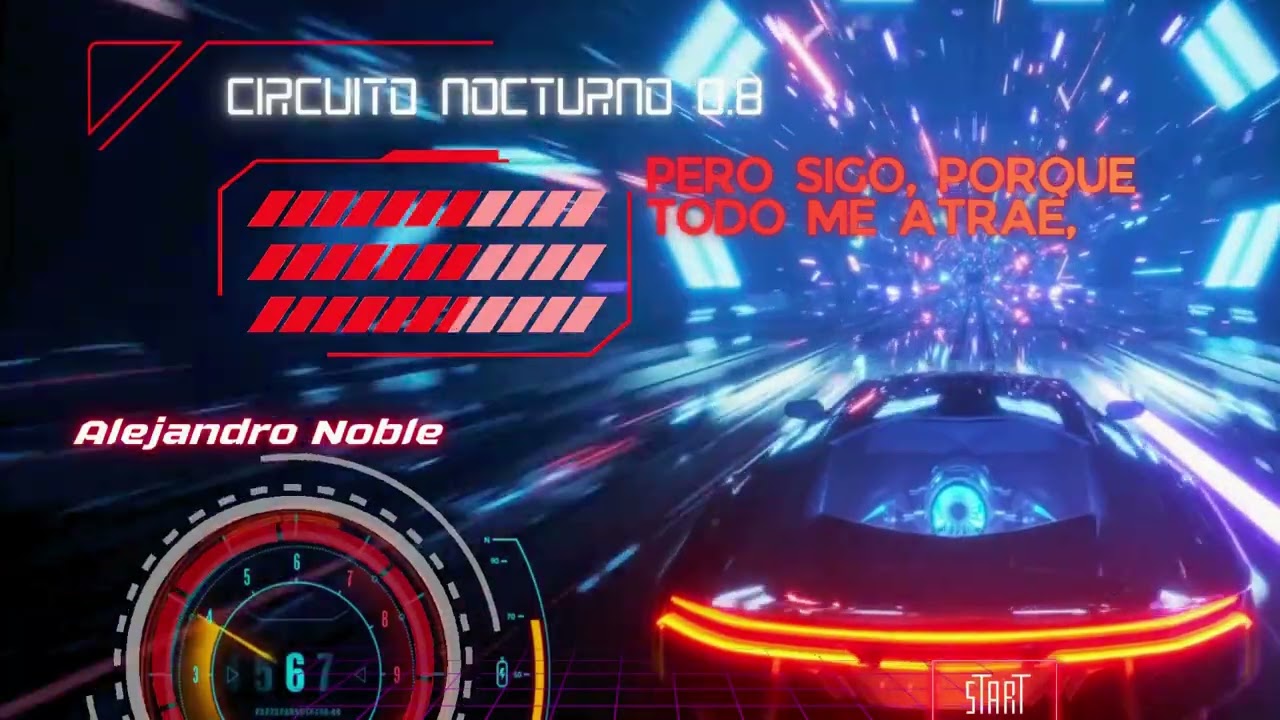 Cover Alejandro Noble - Circuito Nocturno 0.8 (Official Lyric Video)