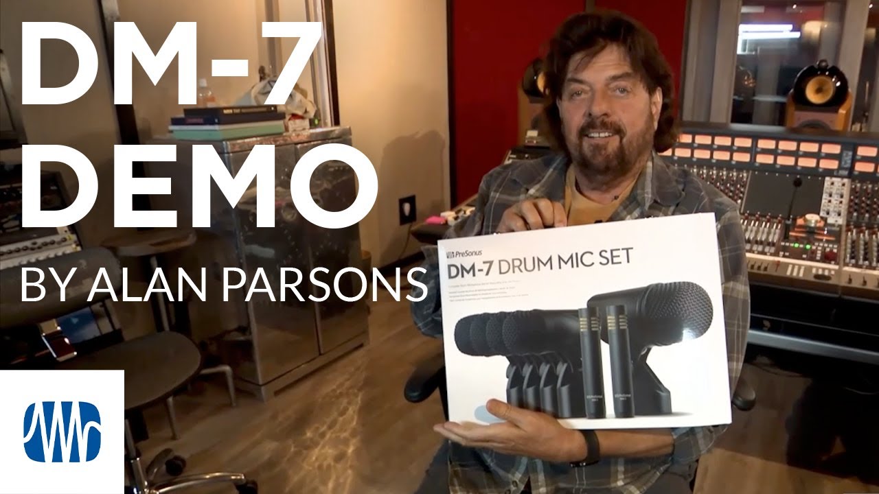 Alan Parsons DEMOS the DM-7 Drum Mic Set. - YouTube