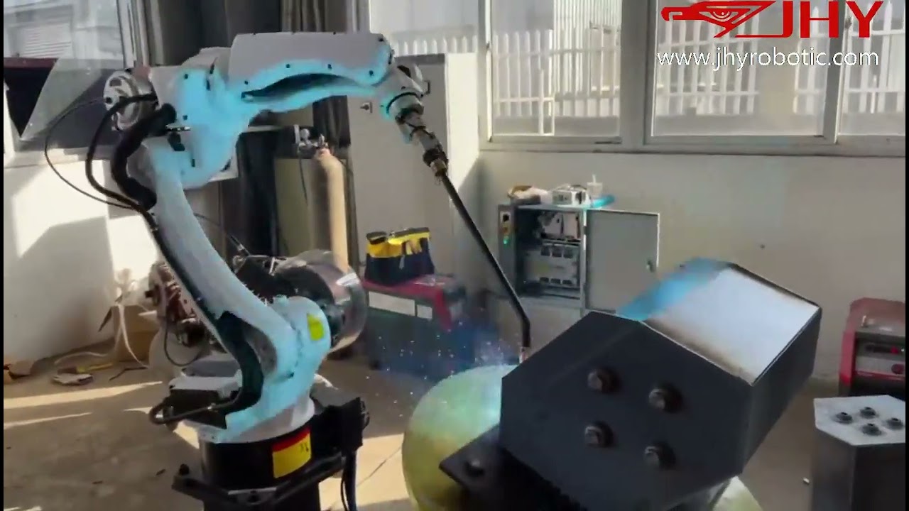Mine hopper box body welding-JHY robot