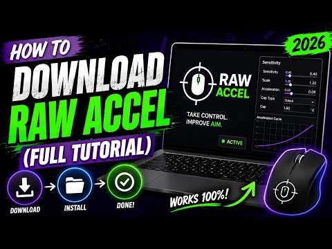 Stop Using Default Mouse Settings: How To Download  Raw Accel - FULL TUTORIAL