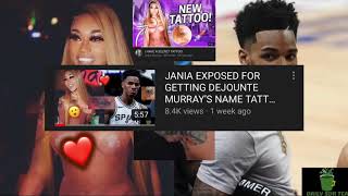 JANIA “SECRET” DEJOUNTE MURRAY TATTOO EXPOSED || CLEAR PICTURE ||