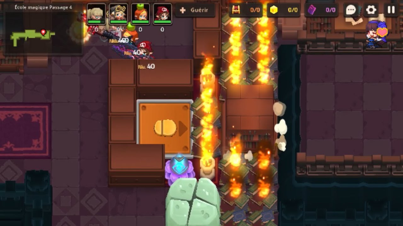 Guardian Tales Guide Monde 3 École magique Passage 4 YouTube