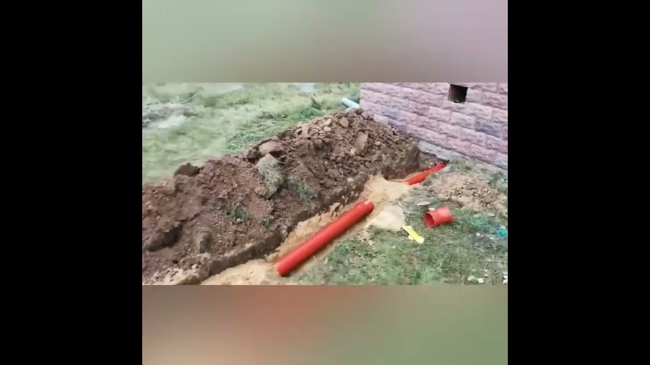 Монтаж септика Топас 5 - YouTube