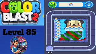 Color blast 2 Puzzle quest level 85 solution and walkthrough 