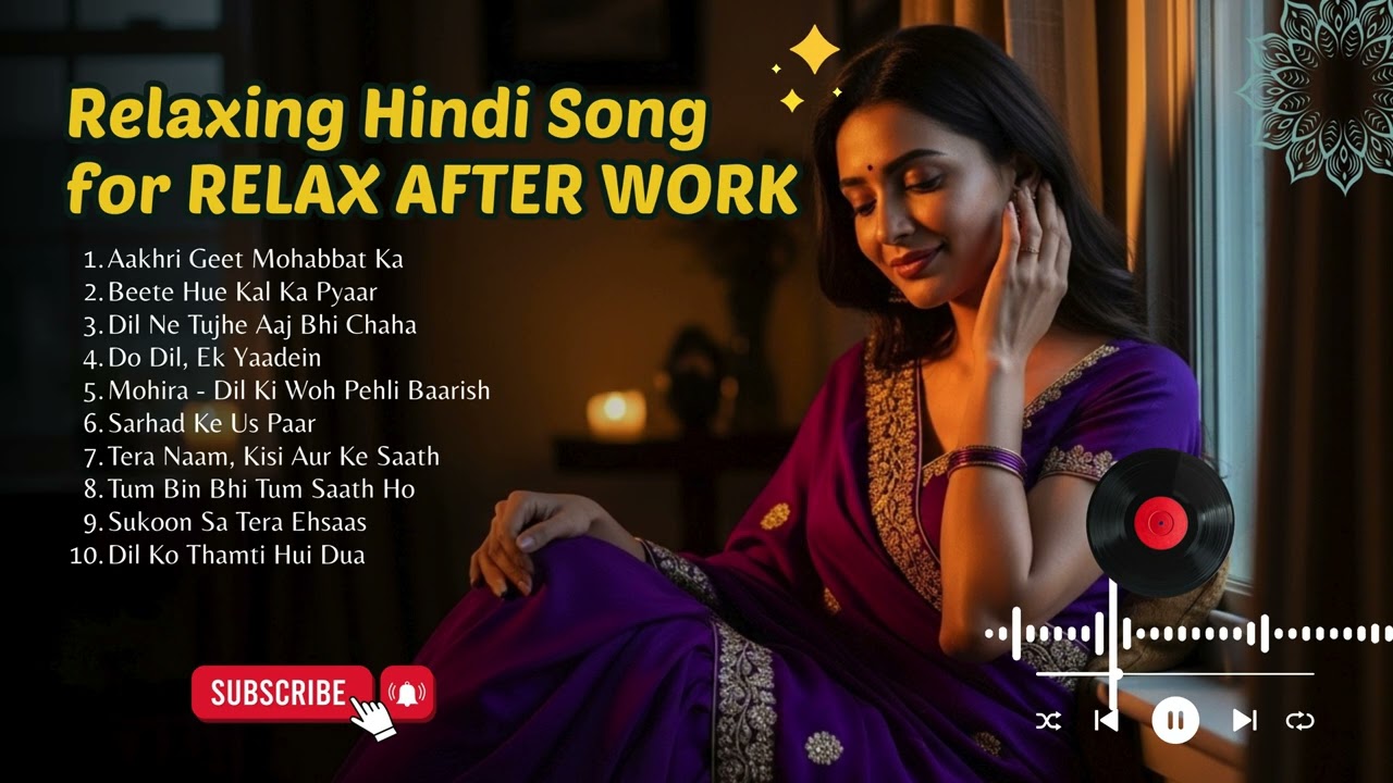 Hindi Love Songs for Chill & Sleep 🌙 | Soft & Calm Bollywood Music