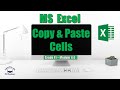 COPY and PASTE Data in Excel