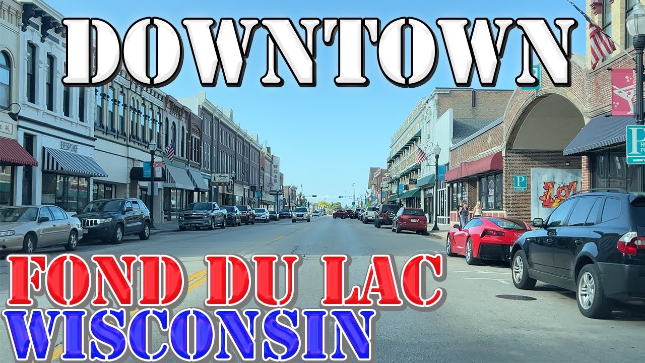 Fond du Lac Wisconsin 4K Downtown Drive YouTube