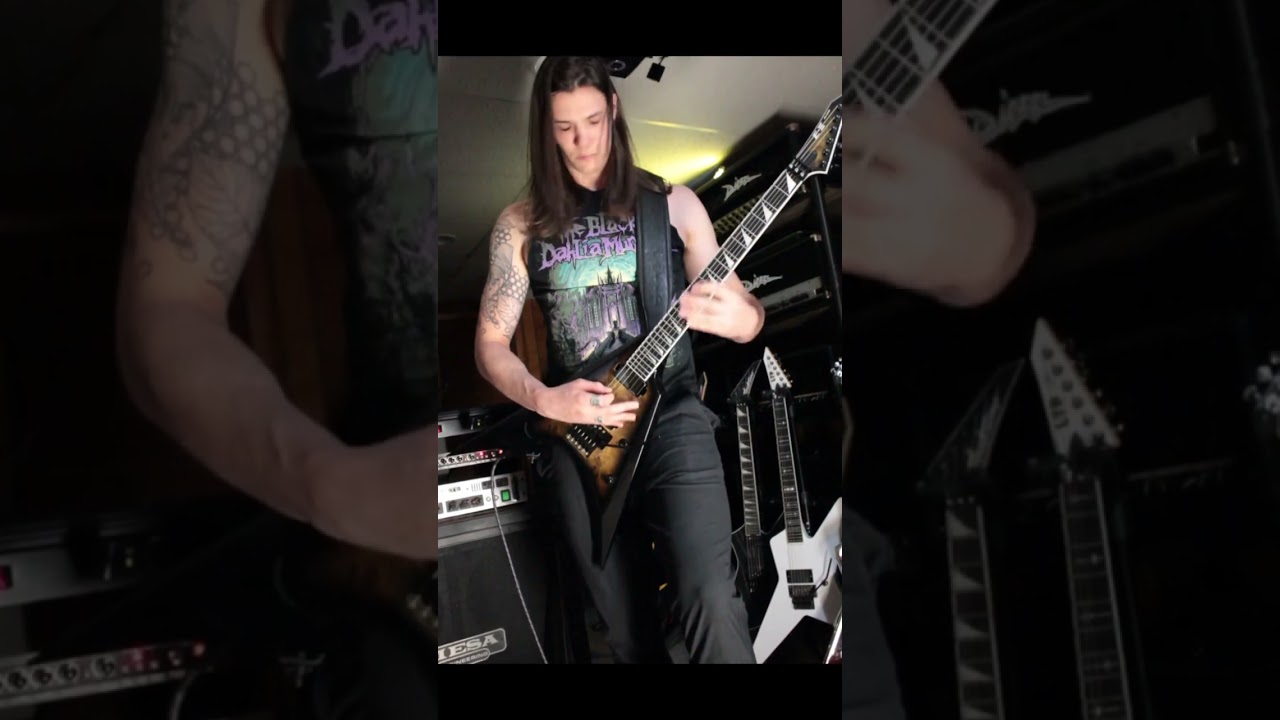 ESP E-II Arrow Nebula Black Burst - YouTube