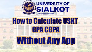 how to calculate uskt gpa cgpa || calculate uskt gpa without app screenshot 5