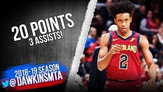 Collin Sexton Full Highlights 2019 02 11 Cavs vs Knicks  20 Pts 3 Asts!  FreeDawkins