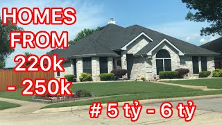 Khu nhà ở Mỹ từ 220k - 250k USD , dạo một vòng tham quan khu nhà ở Texas| Discover America 19|