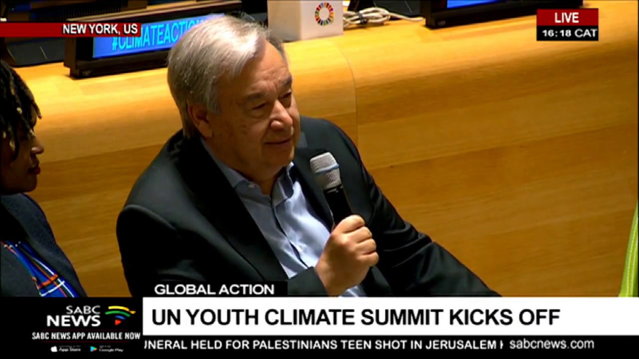 Youth Climate Summit kicks off in New York - YouTube