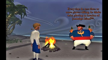 Escape from Monkey Island Walkthrough #7 - Meal coupon, Weak grog, Planet Threepwood puzzle, School