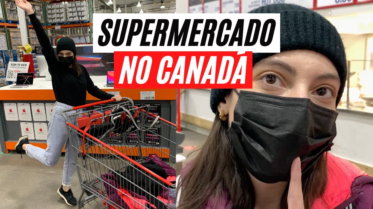 Vlog fomos no COSTCO! Como e o mercado no Canada? Melhor pizza do mundo