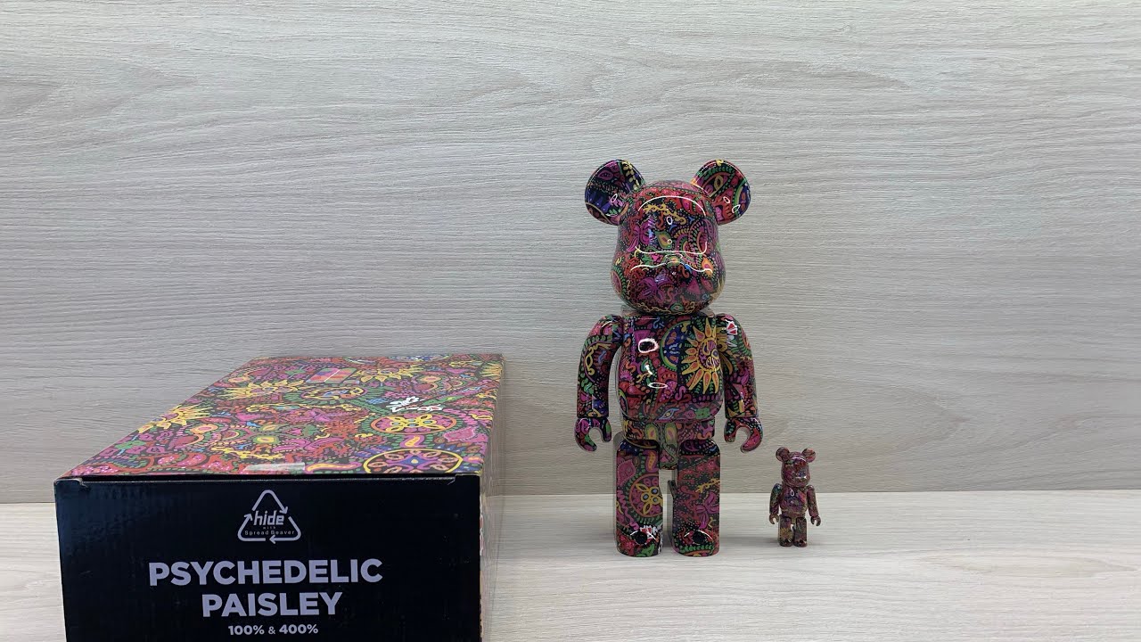 Be@rbrick: Psychedelic Paisley   Unboxing