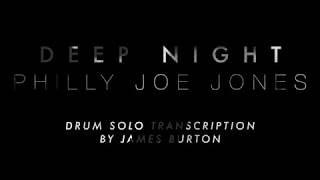 Philly Joe Jones Drum Solo Transcription - Deep Night (Sonny Clark)