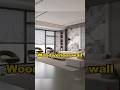 Wood veneer +solid wood grilles,stylish&easy to maintain#newmaterial #walldesign #homedecor